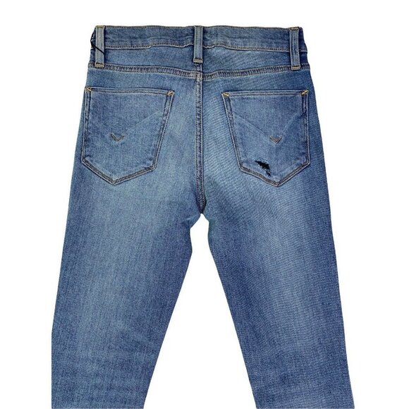 Hudson Womens Blue Barbara High Waist SPR Pockets Denim Skinny Jeans Size 25 - Picture 5 of 8